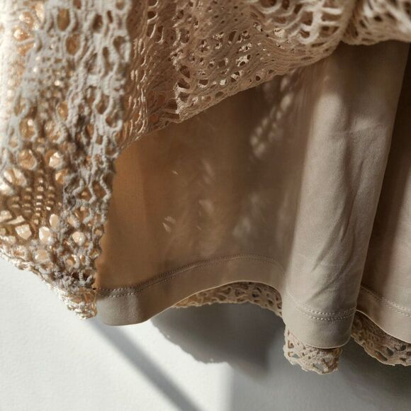 Express Set of Two Lacy Cami Tanks | Crochet | Size Small | Lined | Y2K - Picture 5 of 13